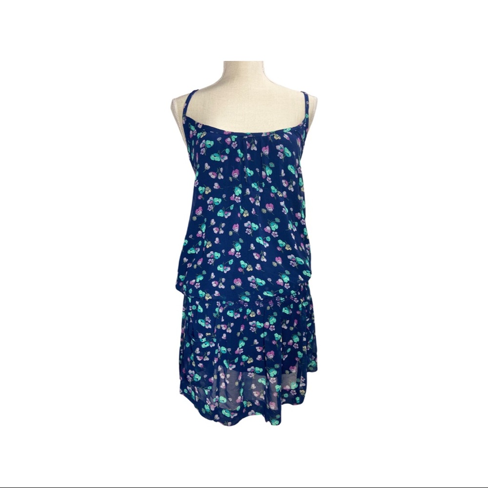 American Eagle Outfitters Floral Navy Dress